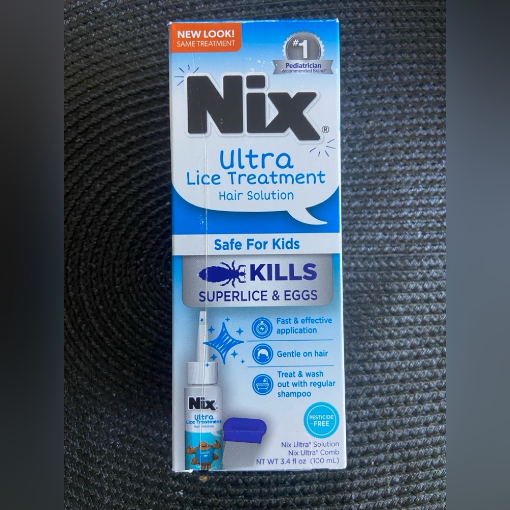 Nix Ultra Hair Treatment Solution with Comb, 3.4 fl oz